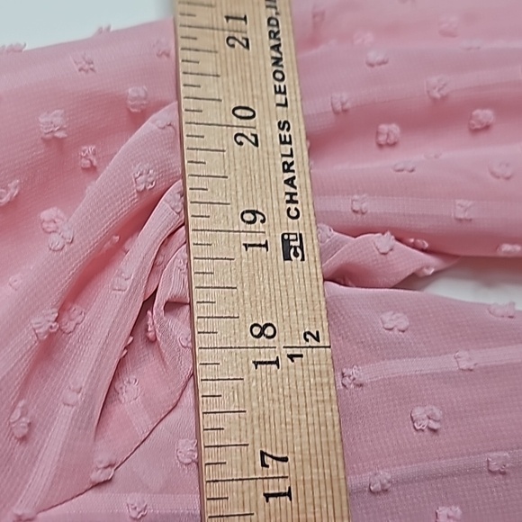 Inc Pink Chiffon Back Tie Shift Dress - Picture 6 of 6
